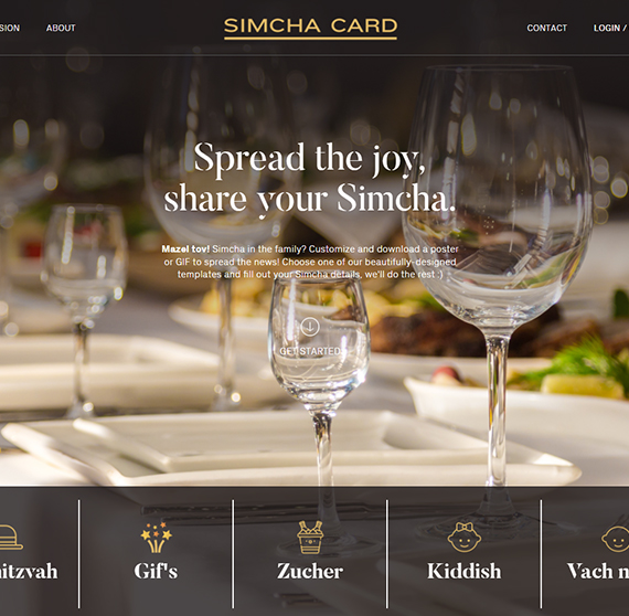 simcha card
